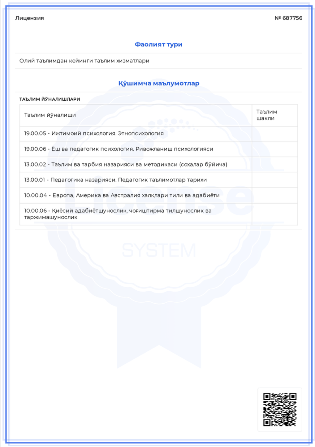 University